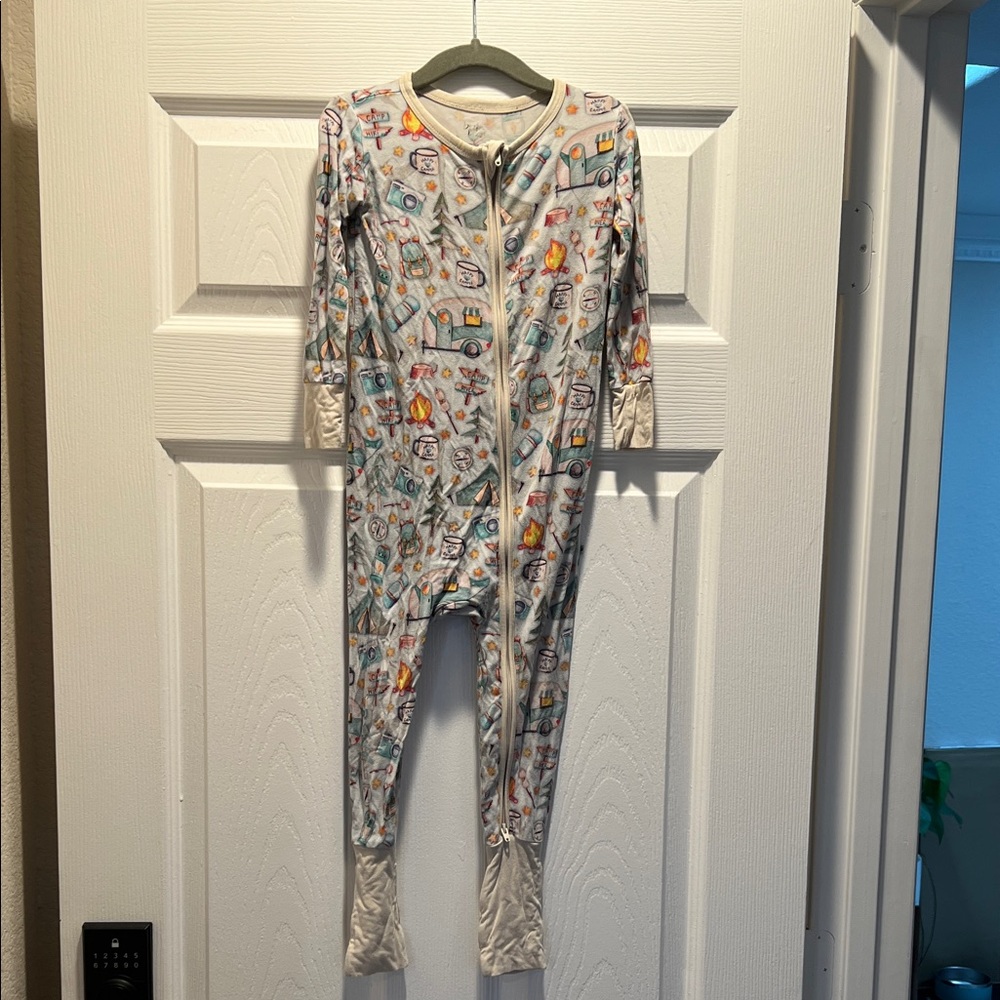 Birdie Bean Camping Footie Pajama 3T